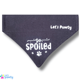 dog bandana clothing accessory, let's pawty